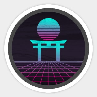 Neon Japan Sticker